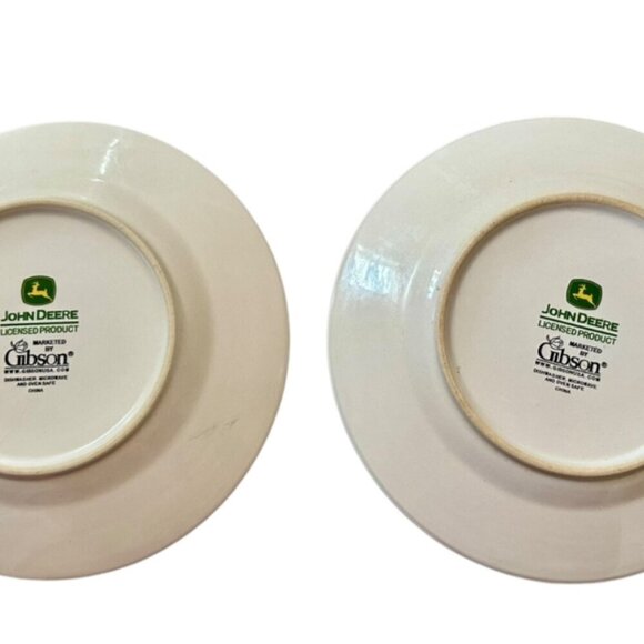 Salad Plate John Deere (Tractor) by Gibson Designs Set of 2​​​​ - Picture 4 of 5